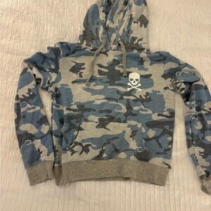 Soul Cycle Camouflage Skull Hoodie